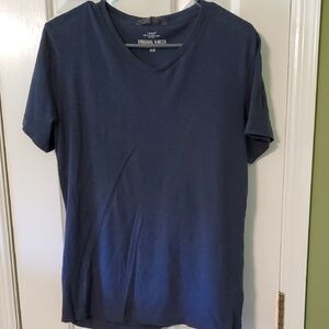 H&M Deep Blue Original V-Neck Tee